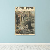 Toile Un baptême adventiste à La Marne (Insitu (Plancher de Bois))