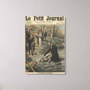 Toile Un baptême adventiste en La la Marne