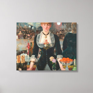 Toile Un bar aux Folies-Bergère Edouard Manet