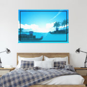 Toile Un bateau en mer (Insitu(Chambre))