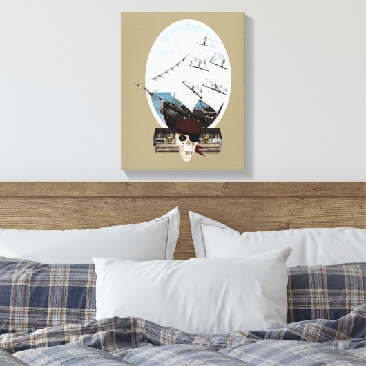 Toile Un bateau pirate (Insitu(Chambre))