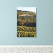 Toile Un bâtiment en bronzage au sommet du tir à l'arc s (Insitu (Plancher de Bois))