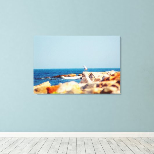 Toile Un billet de Gull (Insitu (Plancher de Bois))