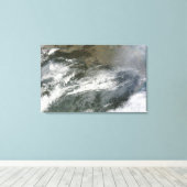 Toile Un brouillard sur la Chine (Insitu (Plancher de Bois))