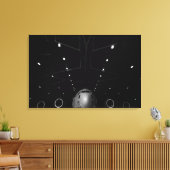 Toile Un C-17 Globemaster III est assis dans un hangar (Insitu(Salon))