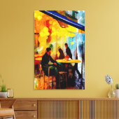 Toile Un café par moi-même (Insitu(Salon))