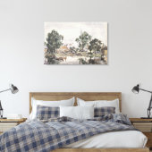 Toile Un canal à La Haye, 1868 (Insitu(Chambre))