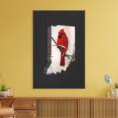 Toile Un cardinal dans la forme de l'Indiana (Insitu(Salon))