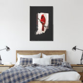 Toile Un cardinal dans la forme de l'Indiana (Insitu(Chambre))