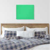 Toile Un carré vert solide placé sur un fond blanc (Insitu(Chambre))