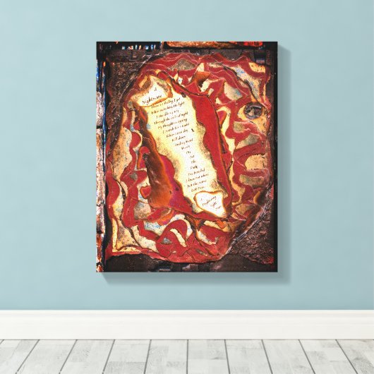 Toile Un cauchemar (Insitu (Plancher de Bois))