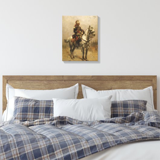 Toile Un cavalier (Insitu(Chambre))