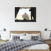 Toile Un chariot élévateur transporte du fret sur un Her (Insitu(Chambre))