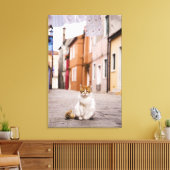 Toile Un chat dans les rues de Burano, Italie. 2006. (Insitu(Salon))