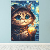 Toile Un chat magique (Insitu (Plancher de Bois))