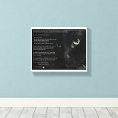 Toile un chats mourant (Insitu (Plancher de Bois))