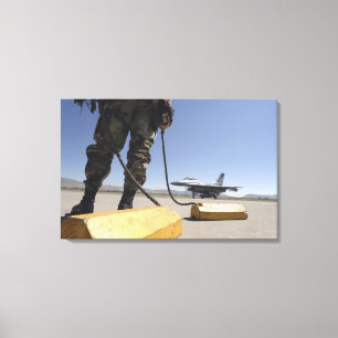 Toile Un chef d'équipe de l'Armée de l'Air d'USA