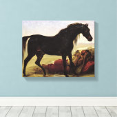 Toile Un cheval arabe (Insitu (Plancher de Bois))
