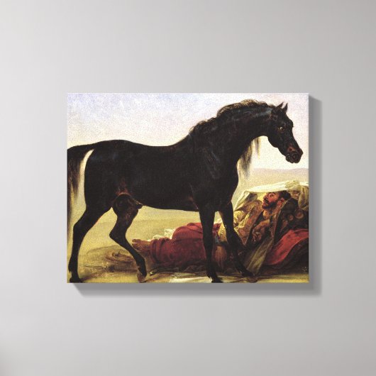 Toile Un cheval arabe (Recto)