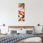 Toile Un clown doux jouant du violon (Insitu(Chambre))