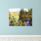 Toile Un coin du jardin à Montgeron (Insitu (Plancher de Bois))
