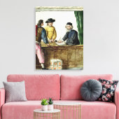 Toile Un Commerçant Juif Avec Deux Clients (Insitu(Salon))