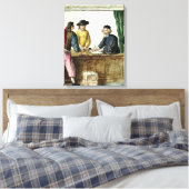 Toile Un Commerçant Juif Avec Deux Clients (Insitu(Chambre))