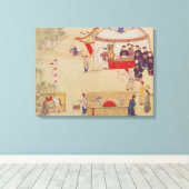 Toile Un concours de tir à l'arc, fin XVIIIe siècle (Insitu (Plancher de Bois))