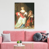 Toile Un couple faisant de la musique (Insitu(Salon))