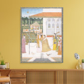 Toile Un couple marche (Insitu(Salon))