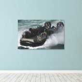 Toile Un coussin d'air d'embarcation de débarquement de  (Insitu (Plancher de Bois))