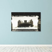 Toile Un coussin d'air d'embarcation de débarquement se (Insitu (Plancher de Bois))