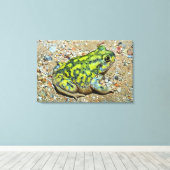 Toile Un crapaud à pieds nus (Insitu (Plancher de Bois))