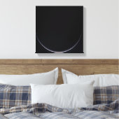Toile Un croissant de la Terre illuminé par le soleil (Insitu(Chambre))
