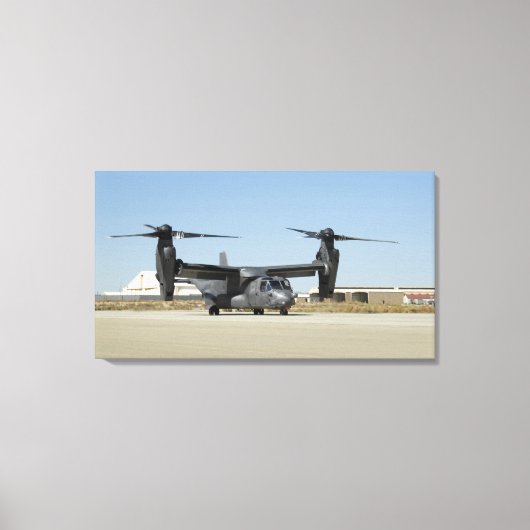Toile Un CV-22 Osprey se prépare au décollage (Recto)