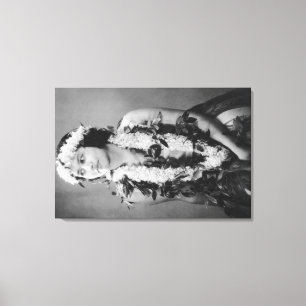 Toile Un danseur hawaïen PhotographHawaii de danse