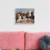 Toile Un Dash pour le Bois par Frederic Remington (Insitu(Salon))