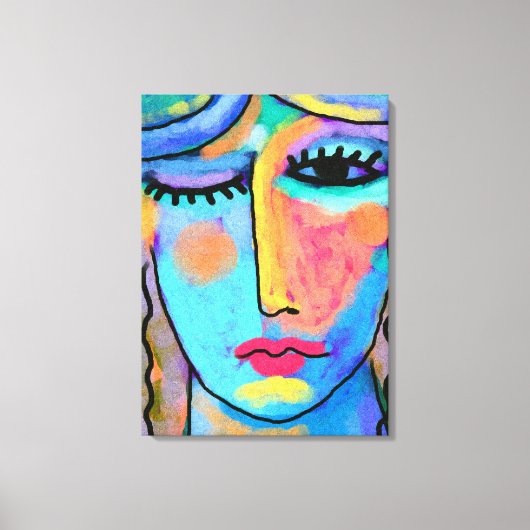 Toile Un de ces jours de peinture numérique Abstraite (Recto)