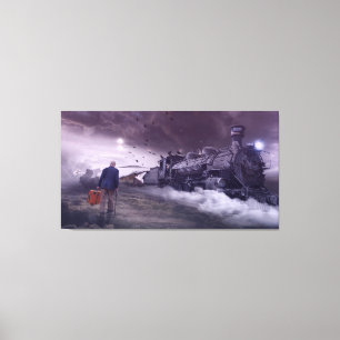 Toile Un Dernier Imaginaire de voyage pour un vieil homm