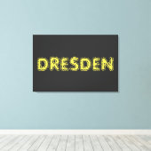 Toile Un design merveilleux pour tous les Dresdner (Insitu (Plancher de Bois))