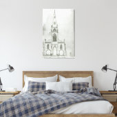 Toile Un design pour une église, 1821 (Insitu(Chambre))