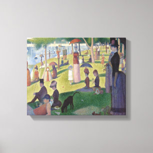 Toile Un dimanche à La Grande Jatte par Georges Seurat