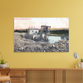 Toile Un dragage pour GoldOroville, CA (Insitu(Salon))