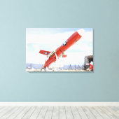 Toile Un drone BQM-74E Chukar prêt à être lancé (Insitu (Plancher de Bois))