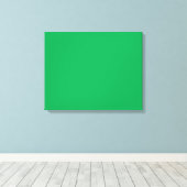 Toile Un écran vert positionné sur un fond blanc (Insitu (Plancher de Bois))