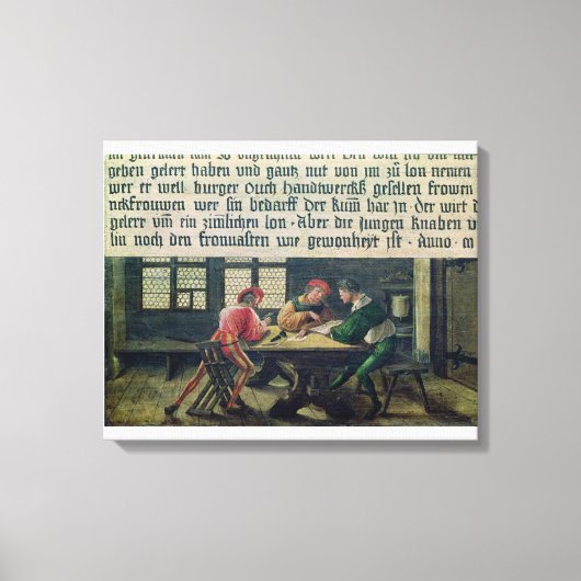 Toile Un enseignant scolaire (Recto)
