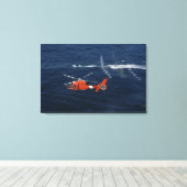 Toile Un équipage d'hélicoptère (Insitu (Plancher de Bois))