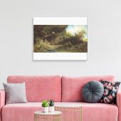 Toile Un ermite dans les montagnes (Insitu(Salon))
