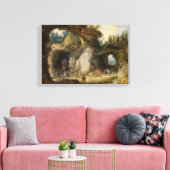 Toile Un ermite devant une grotte par Jan Brueghel l'Eld (Insitu(Salon))