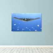 Toile Un Esprit B-2 sonne dans le ciel (Insitu (Plancher de Bois))